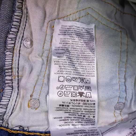 Levis 505 Regular Fit Straight Leg Mens Blue Jeans 32x34 Fits 31x32 Medium Wash - Picture 8 of 12